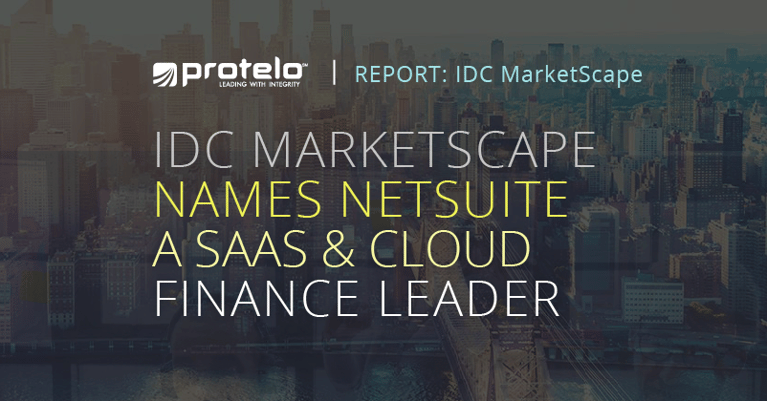 Report: IDC Marketscape Names NetSuite a SaaS and Cloud Finance Leader }}