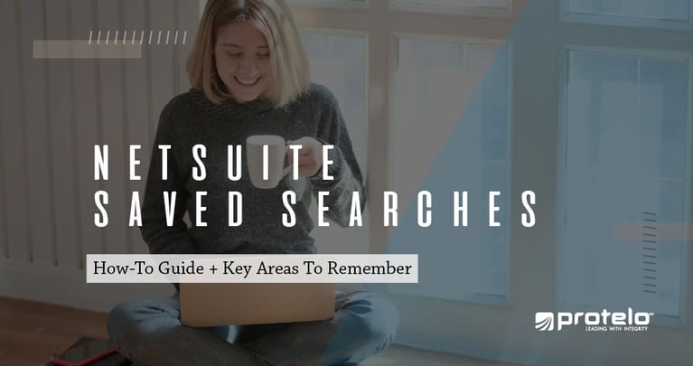 NetSuite Saved Searches: A How-to Guide }}