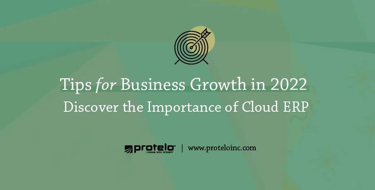 Tips for Business Growth in 2022 | The importance of ERP }}