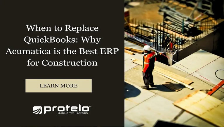 Time to Replace QuickBooks? Try Acumatica for Construction }}